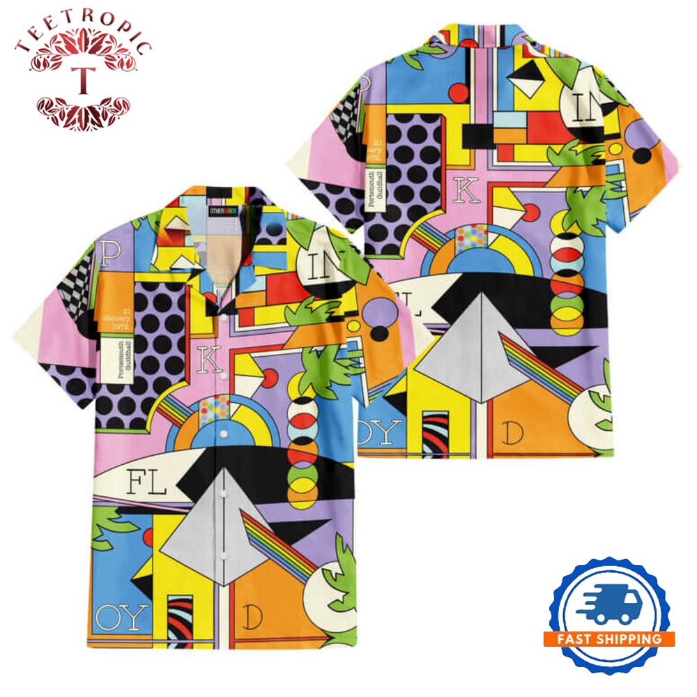 The Dark side Of The Moon Live Debut 50th Anniversary Pink Floyd Hawaiian Shirt