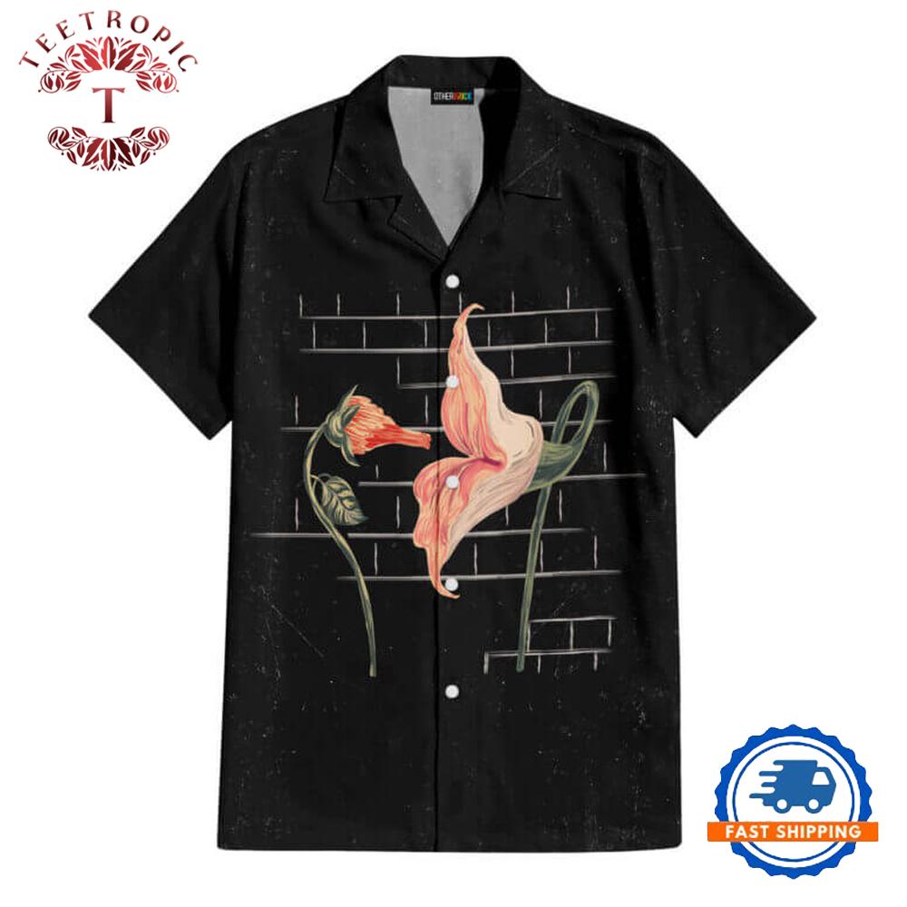 The Fecking Flowers The Wall Pink Floyd Hawaiian Shirt