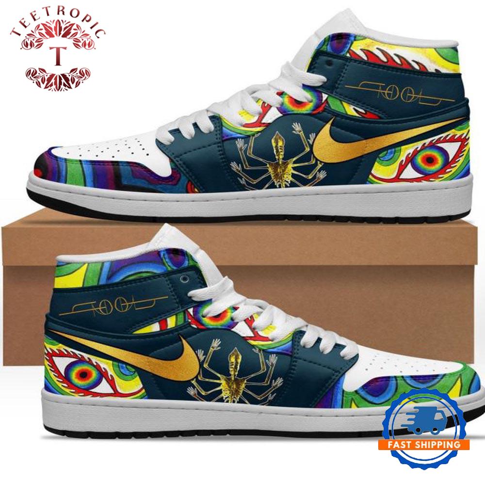 Tool Band Eyes Air Jordan 1 Hightop Shoes