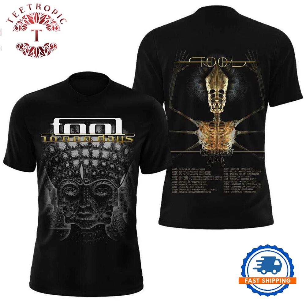 Tool In Concert 2025 3D Shirts