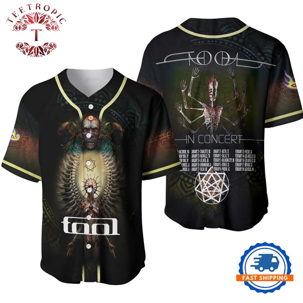 Tool Rock Band Baseball Jersey Shirt