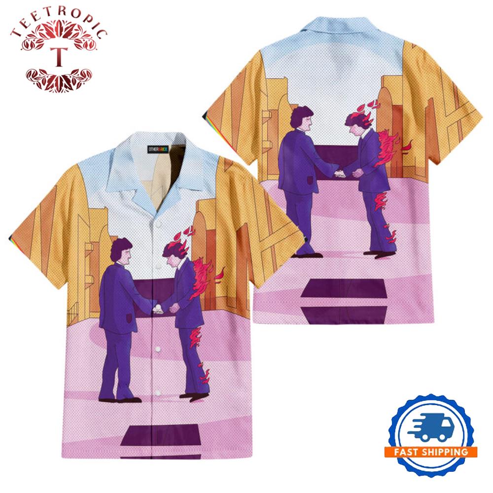 Wish you were here Art Pink Floyd Hawaiian Shirt
