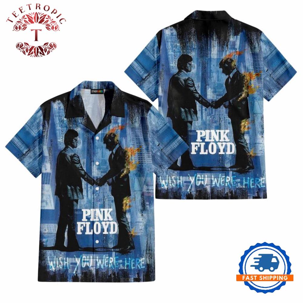 Wish You Were Here Trippy Pink Floyd Hawaiian Shirt