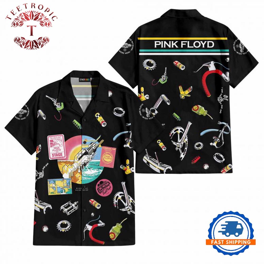 WYWH 50 Bicycle Parts Pink Floyd Hawaiian Shirt