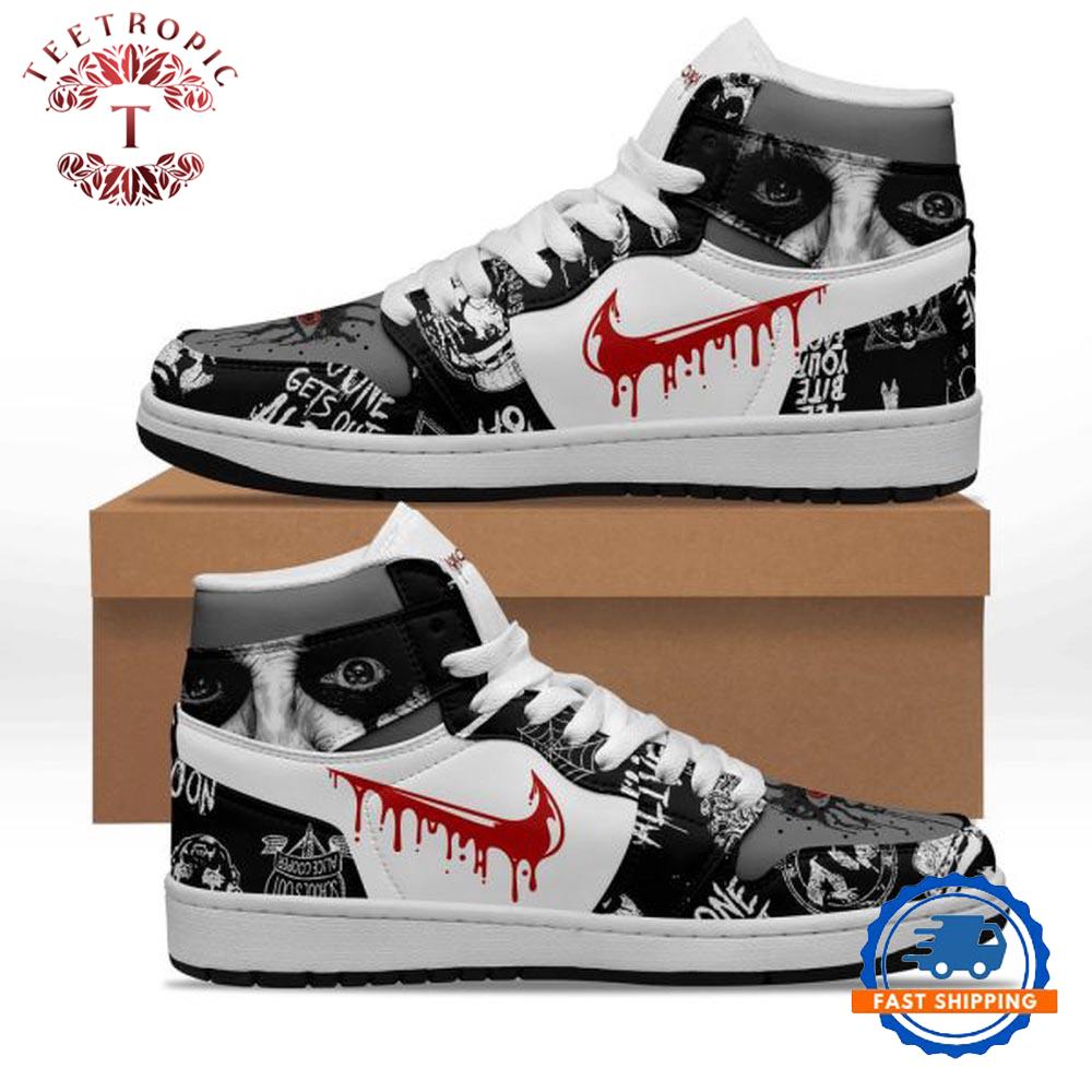 Alice Cooper Fan Air Jordan 1 Hightop Shoes