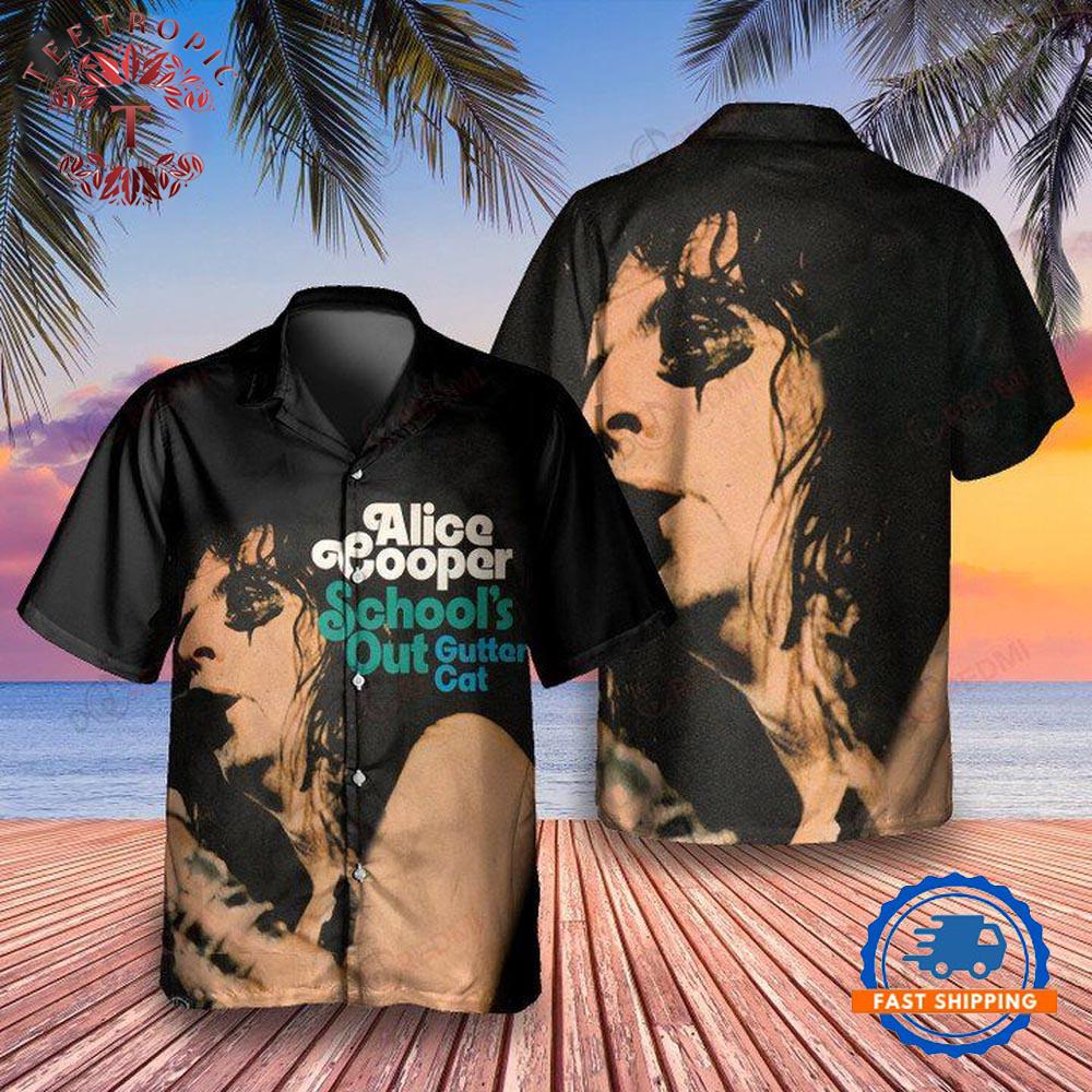 Alice Cooper Gutter Cat Vs The Jets Album Hawaiian Shirt