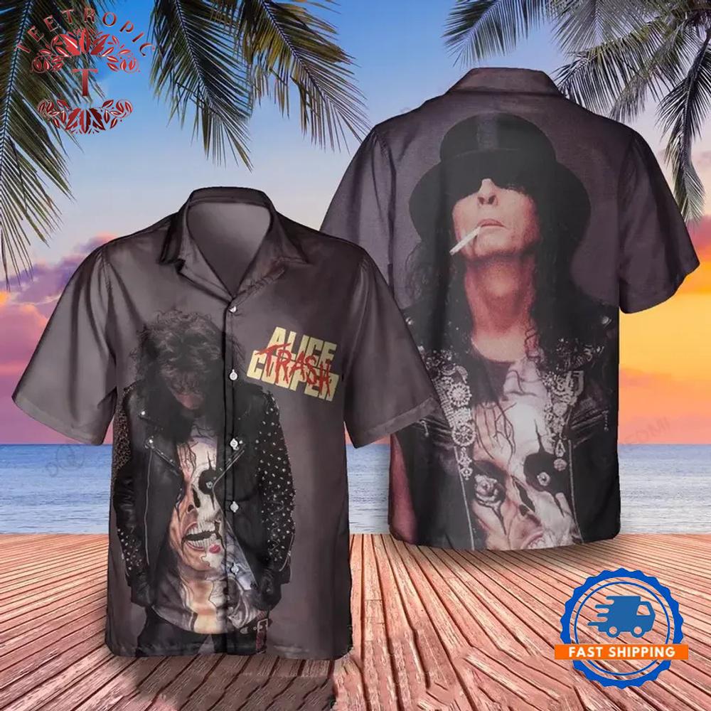 Alice Cooper Music Band Halloween Hawaiian Shirt