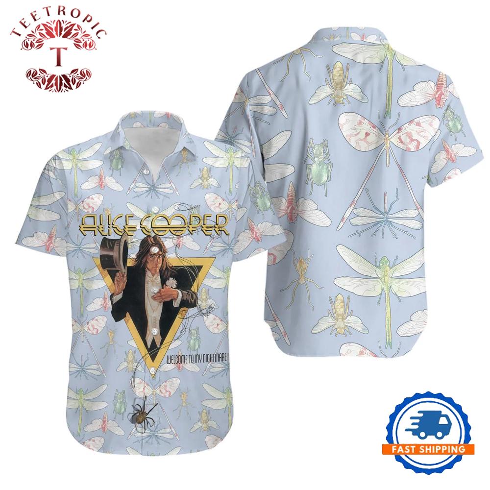 Alice Cooper Welcome To My Nightmare Hawaiian Shirt