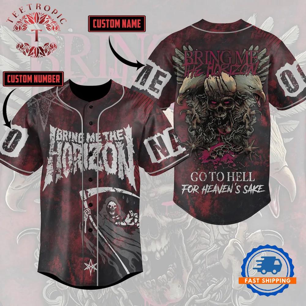 Bring Me The Horizon Customized Baseball Jersey