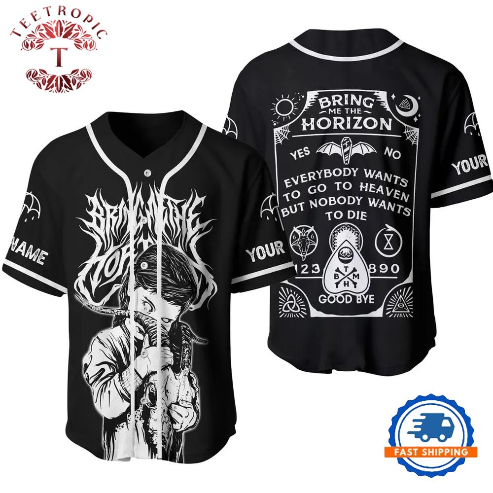 Bring Me The Horizon Heaven Tour Baseball Jersey