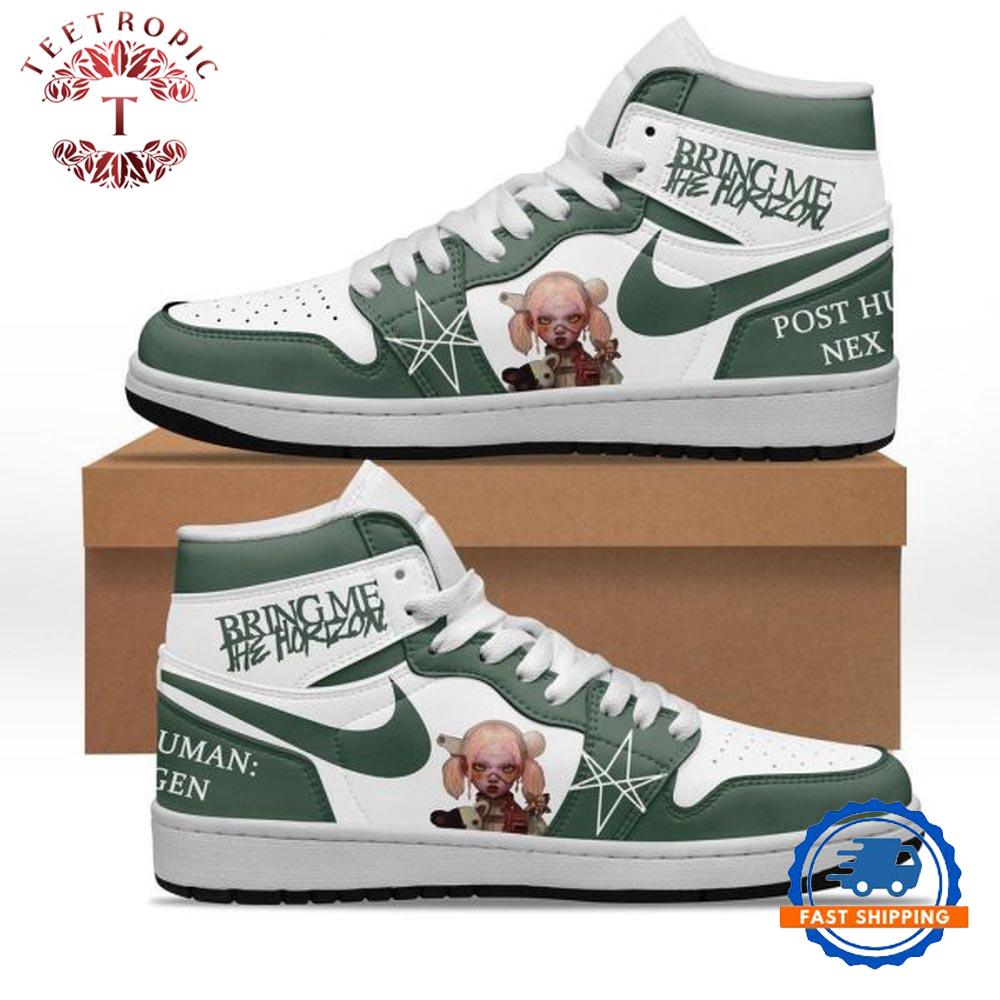 Bring Me The Horizon POST HUMAN Air Jordan 1 Hightop Shoes