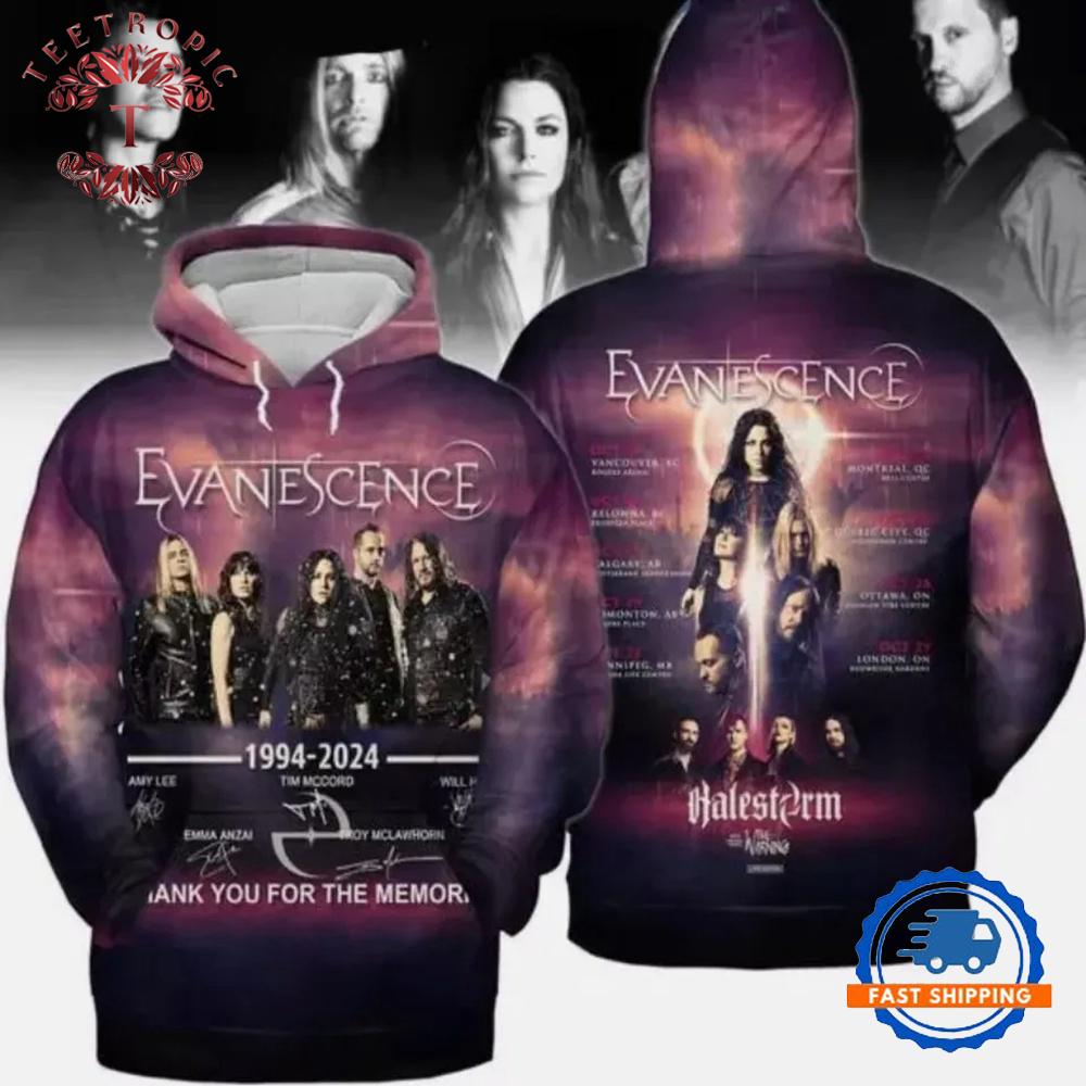 Evanescence 1994-2024 Thank You Hoodie