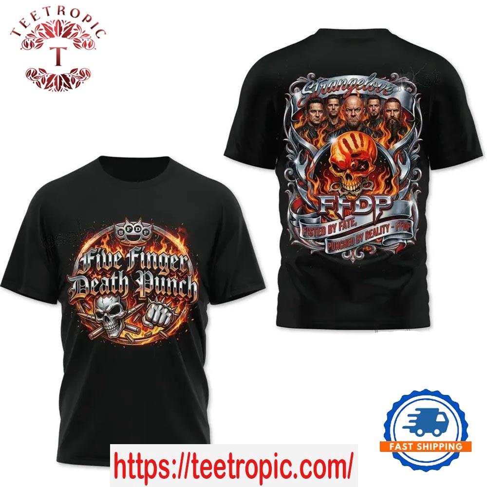 Five Finger Death Punch 20th Anniversary World Tour 2026 3D T-Shirt
