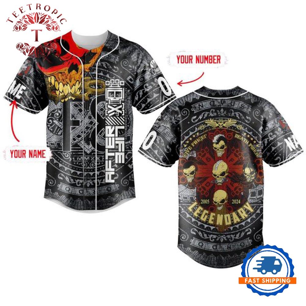 Five Finger Death Punch After Life Custom Baseball Jersey