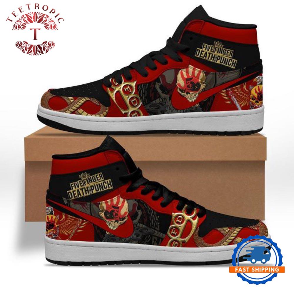 Five Finger Death Punch Air Jordan 1 Hightop Shoes