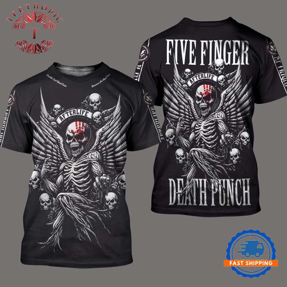 Five Finger Death Punch Limited Edition Afterlife 3D Shirt