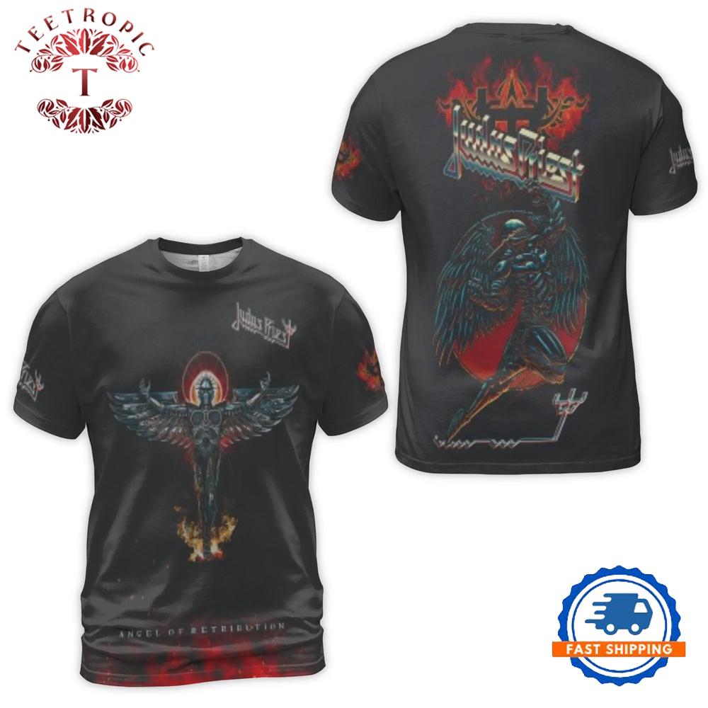 Judas Priest Angel Of Retribution 3D T-Shirt