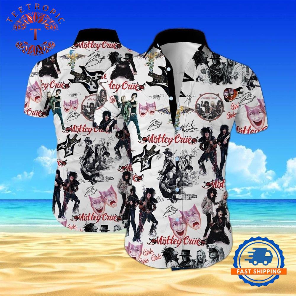 Motley Crue Band All Over Printed Hawaiian Shirt