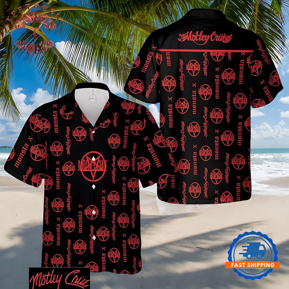 Motley Crue Music Band Logo Hawaiian Shirt