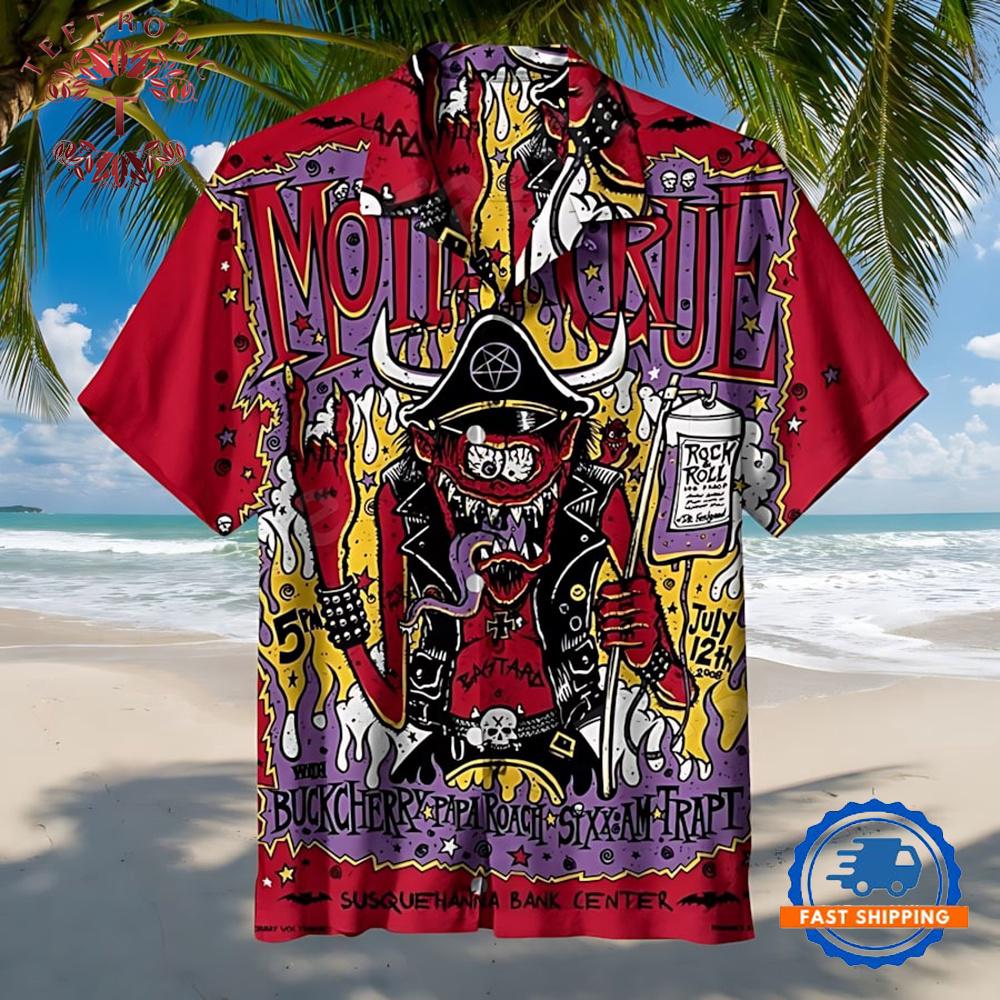 Motley Crue Shout at the Beach Hawaiian Shirt