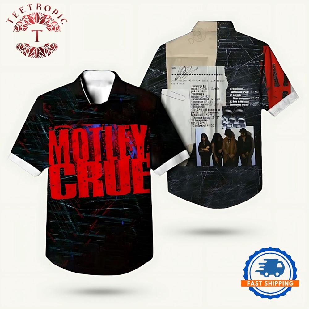 Motley Crue Studio Album Hawaiian Shirt