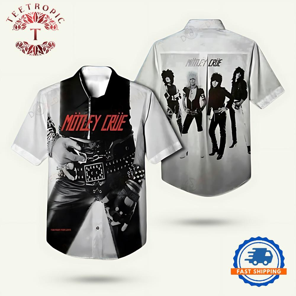 Motley Crue Too Fast For Love Album Hawaiian Shirt