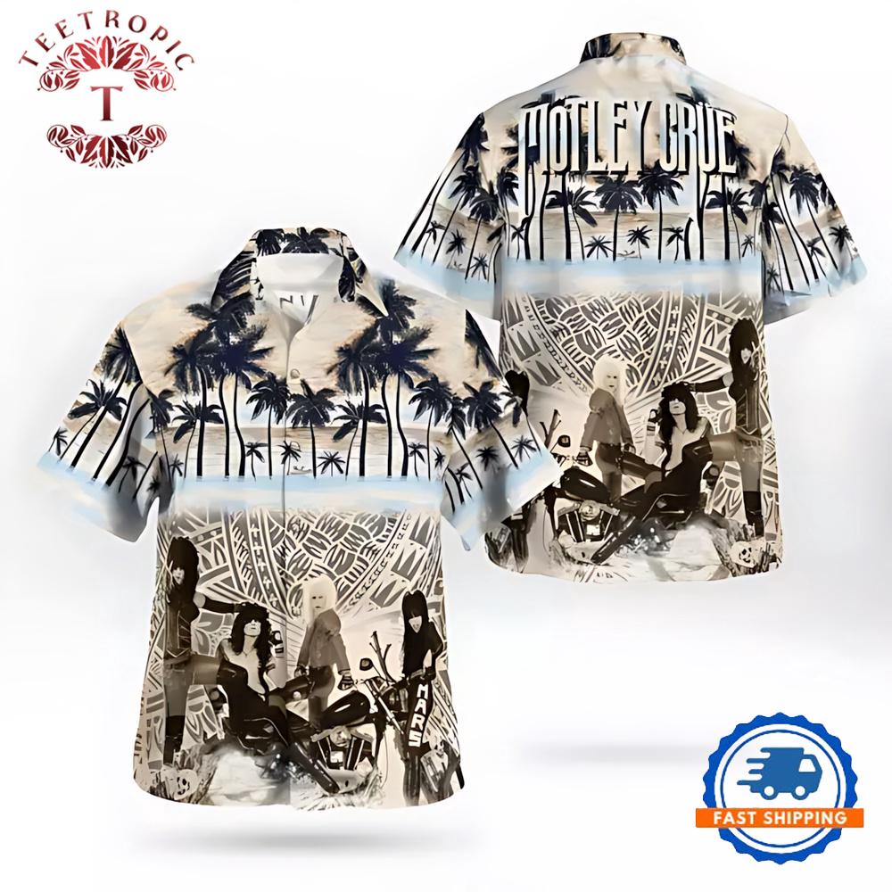 Motley Crue Tribal Tropical Hawaii Shirt