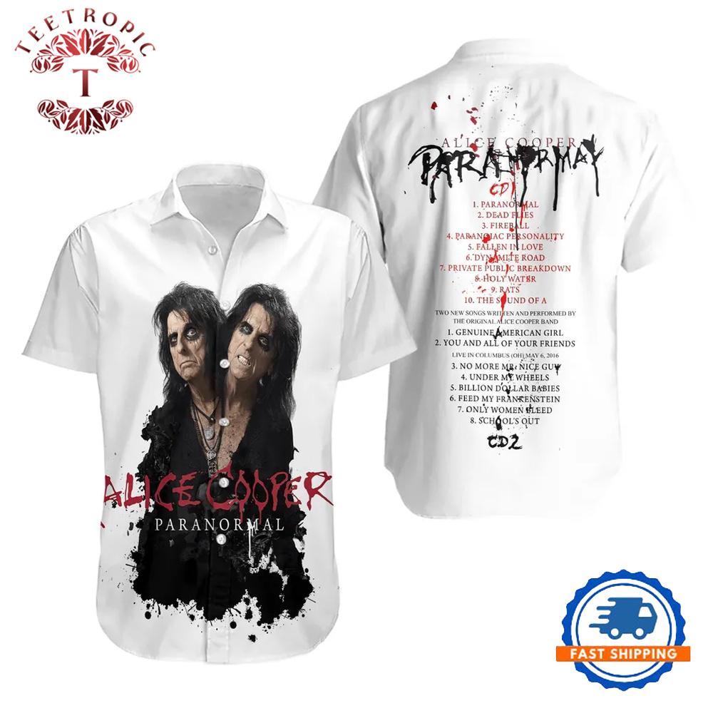 Paranormal Alice Cooper Music Hawaiian Shirt
