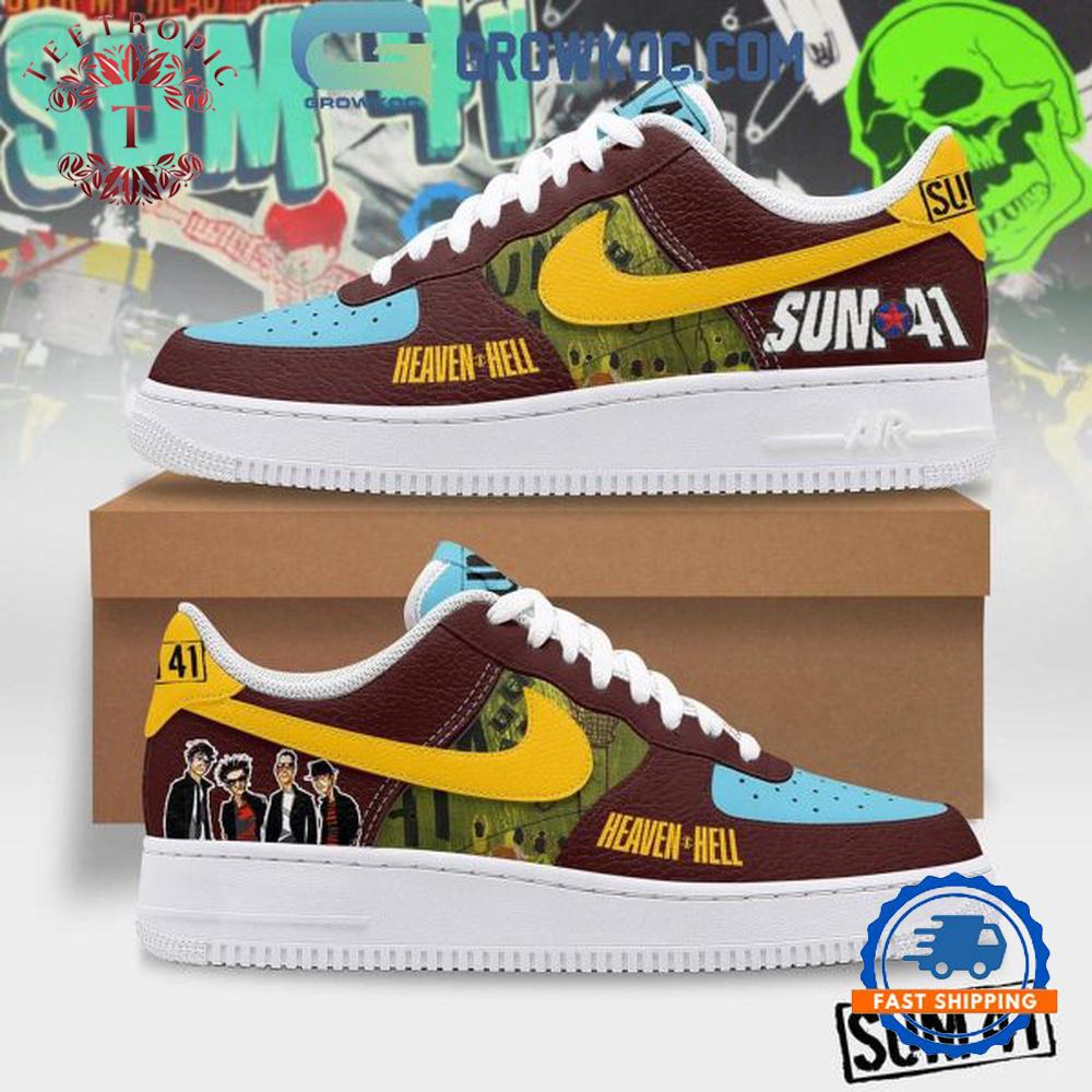 Sum 41 Heaven Hell Fan Air Force 1 Shoes