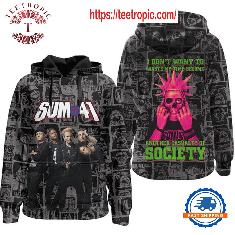 Sum-41 I Don’t Want To Waste My Time Become Sociable Hoodie