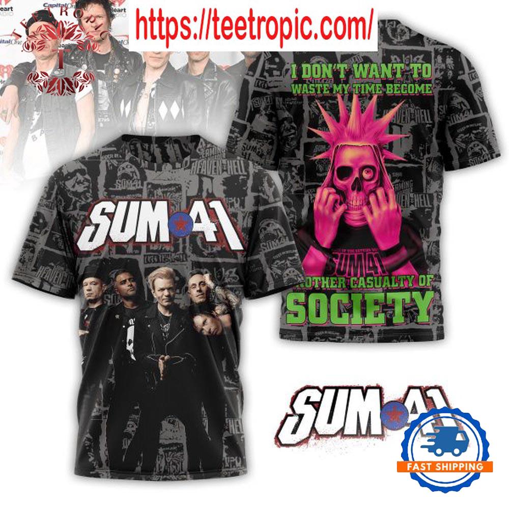 Sum-41 I Don’t Want To Waste My Time Become Sociable T-Shirt