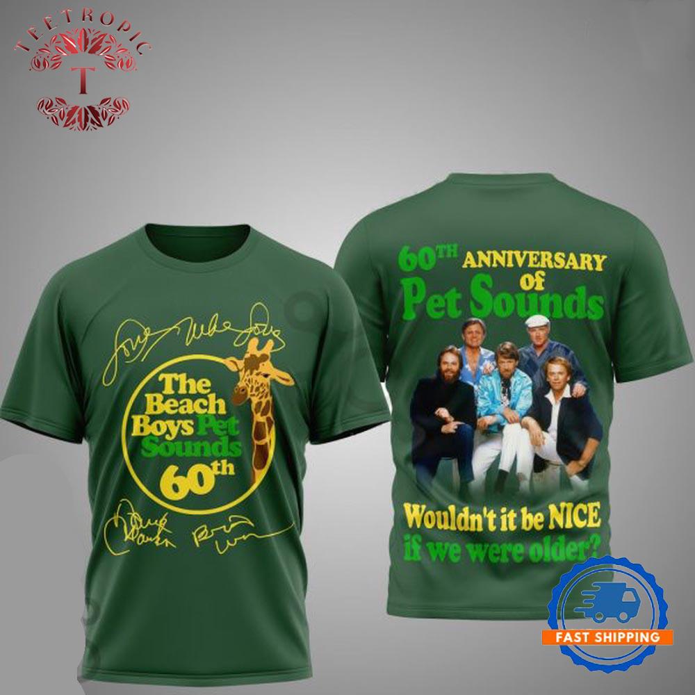 The Beach Boys 60th Anniversary 3D T-Shirt