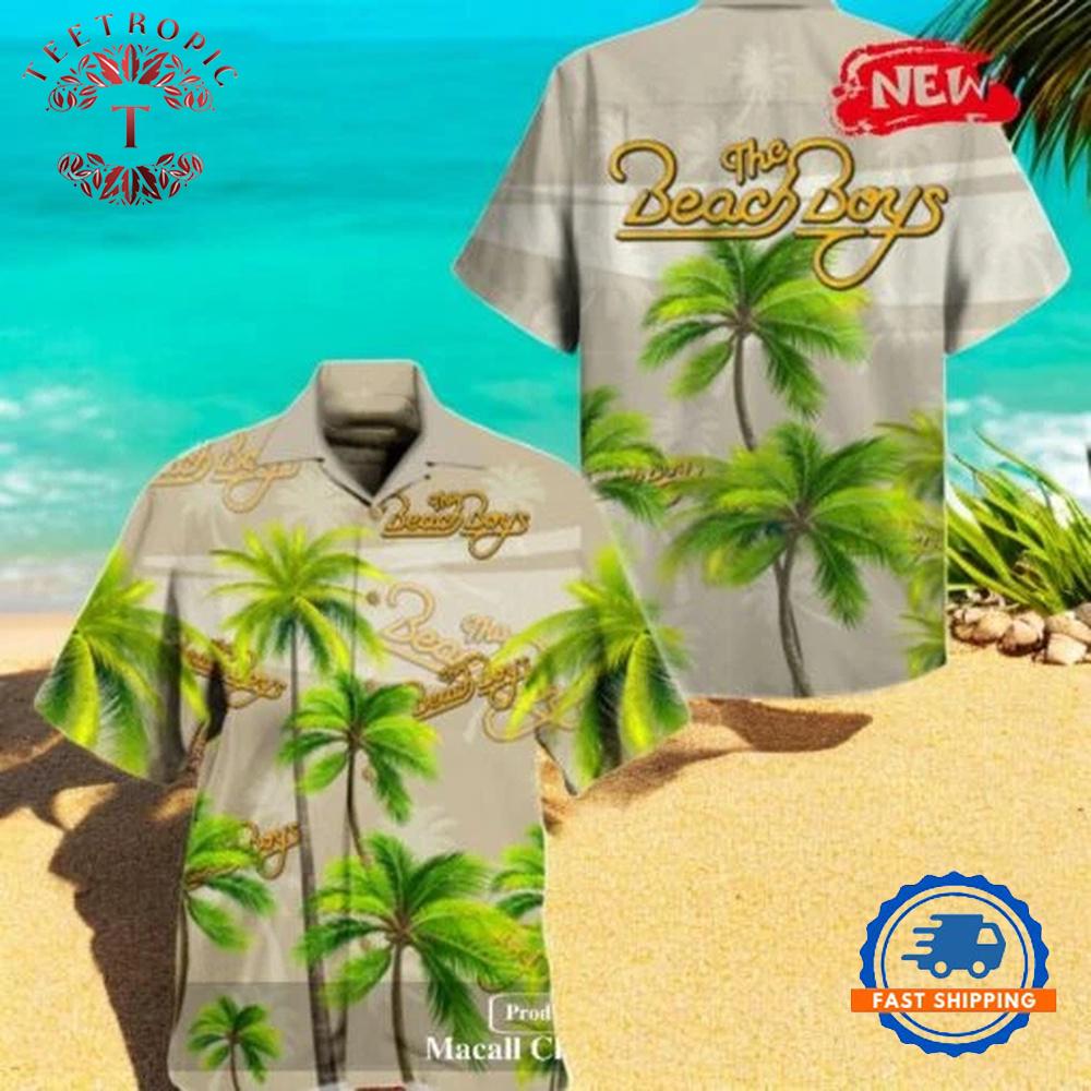 The Beach Boys Rock Band Tree Hawaiian Shirt
