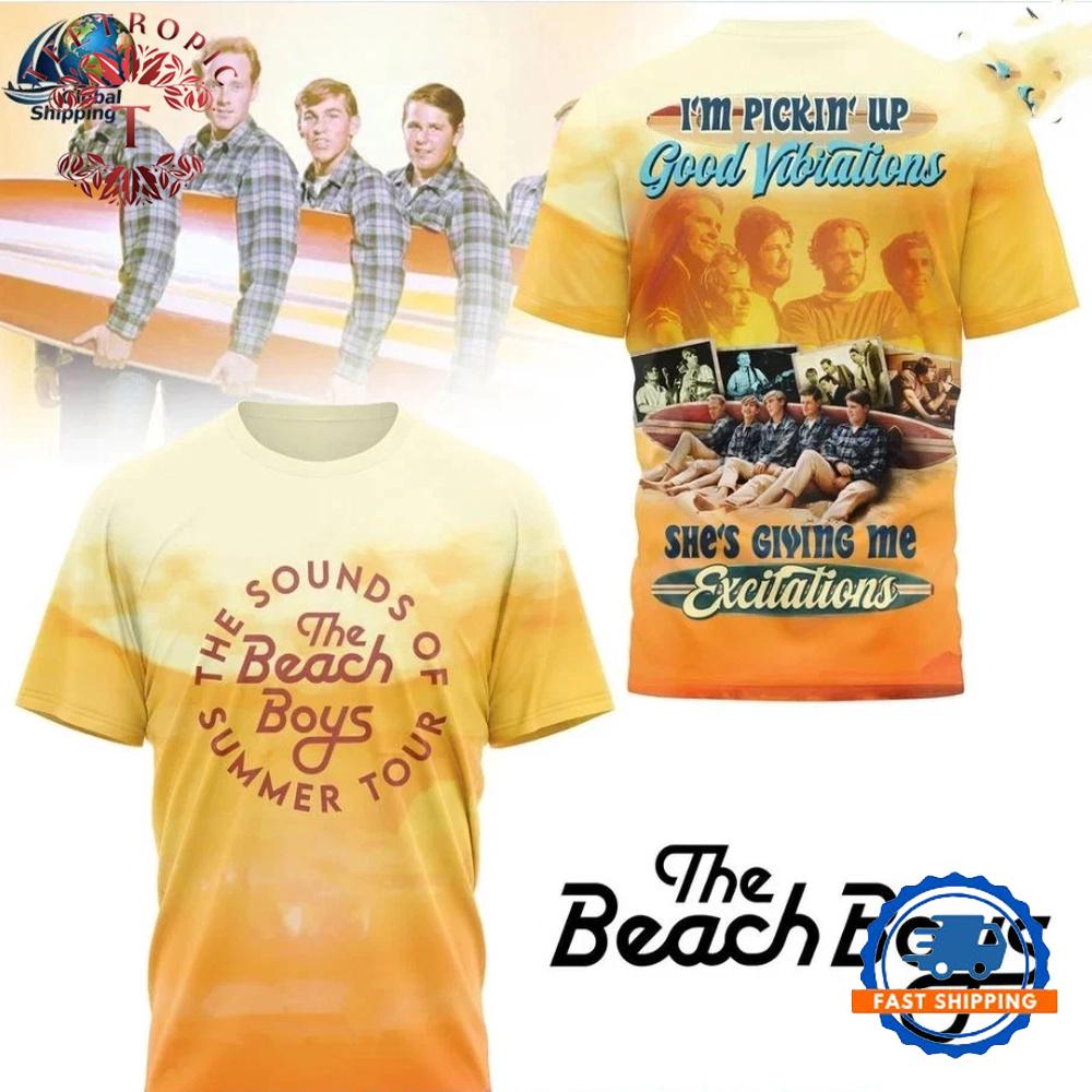 The Beach Boys Sounds of Summer Tour 3D T-Shirt