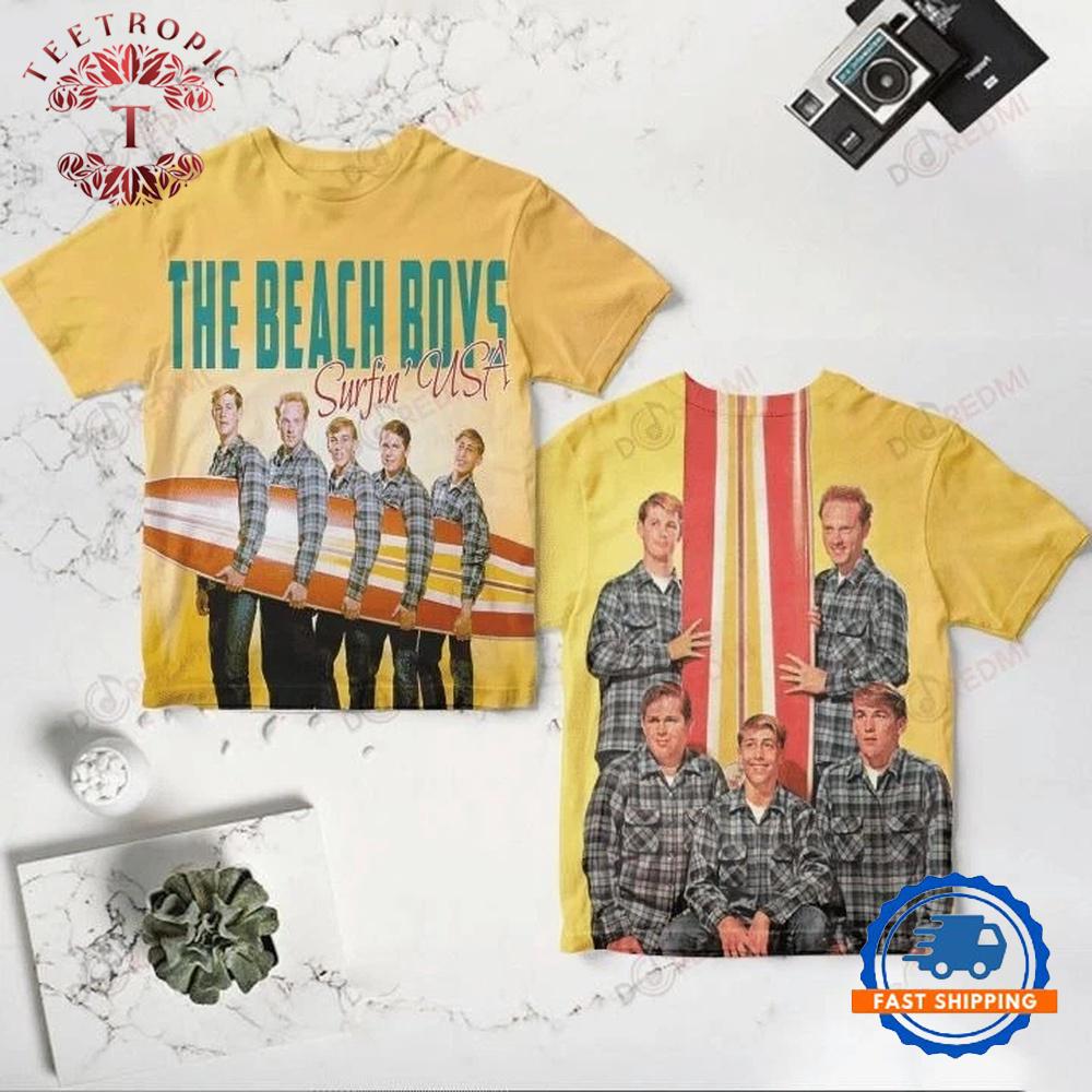 The Beach Boys Surfin USA Song Cover 3D T-Shirt
