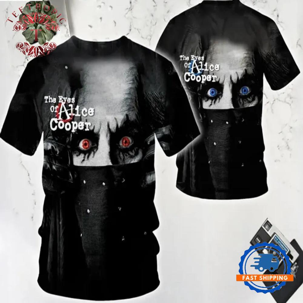 The Eyes Of Alice Cooper All Over Print 3D T-Shirt
