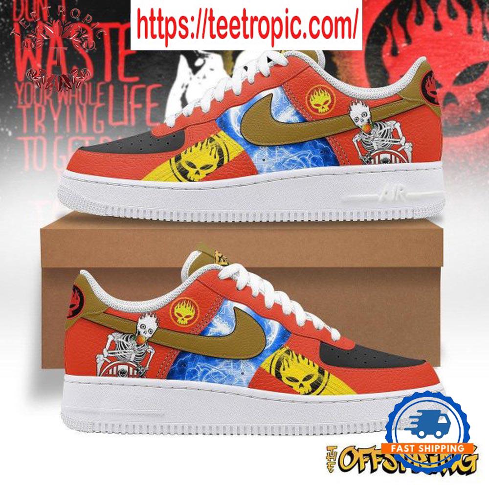 The Offspring Don’t Waste Your Whole Life Air Force 1 Shoes Sneaker
