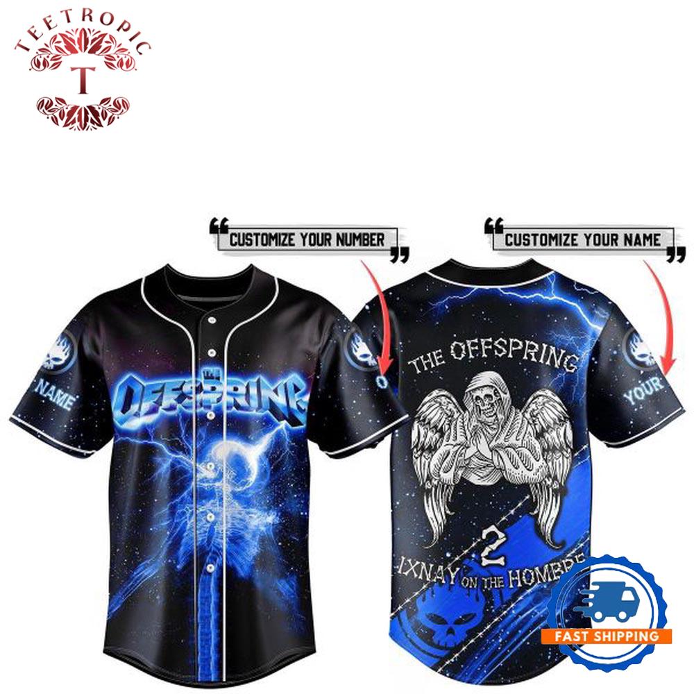 The Offspring Ixnay On The Hombre Fan Personalized Baseball Jersey