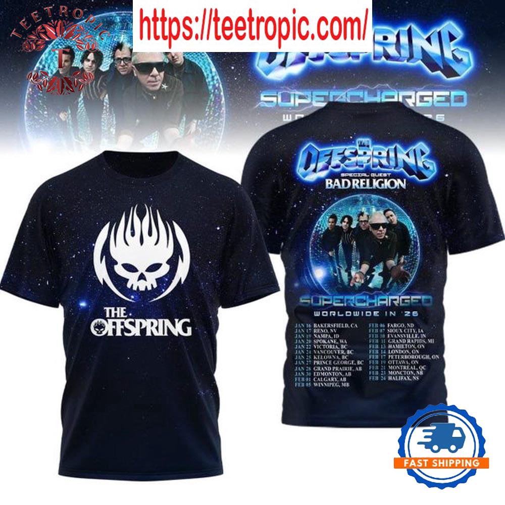 The Offspring Supercharged Worldwide In 2026 T Shirt