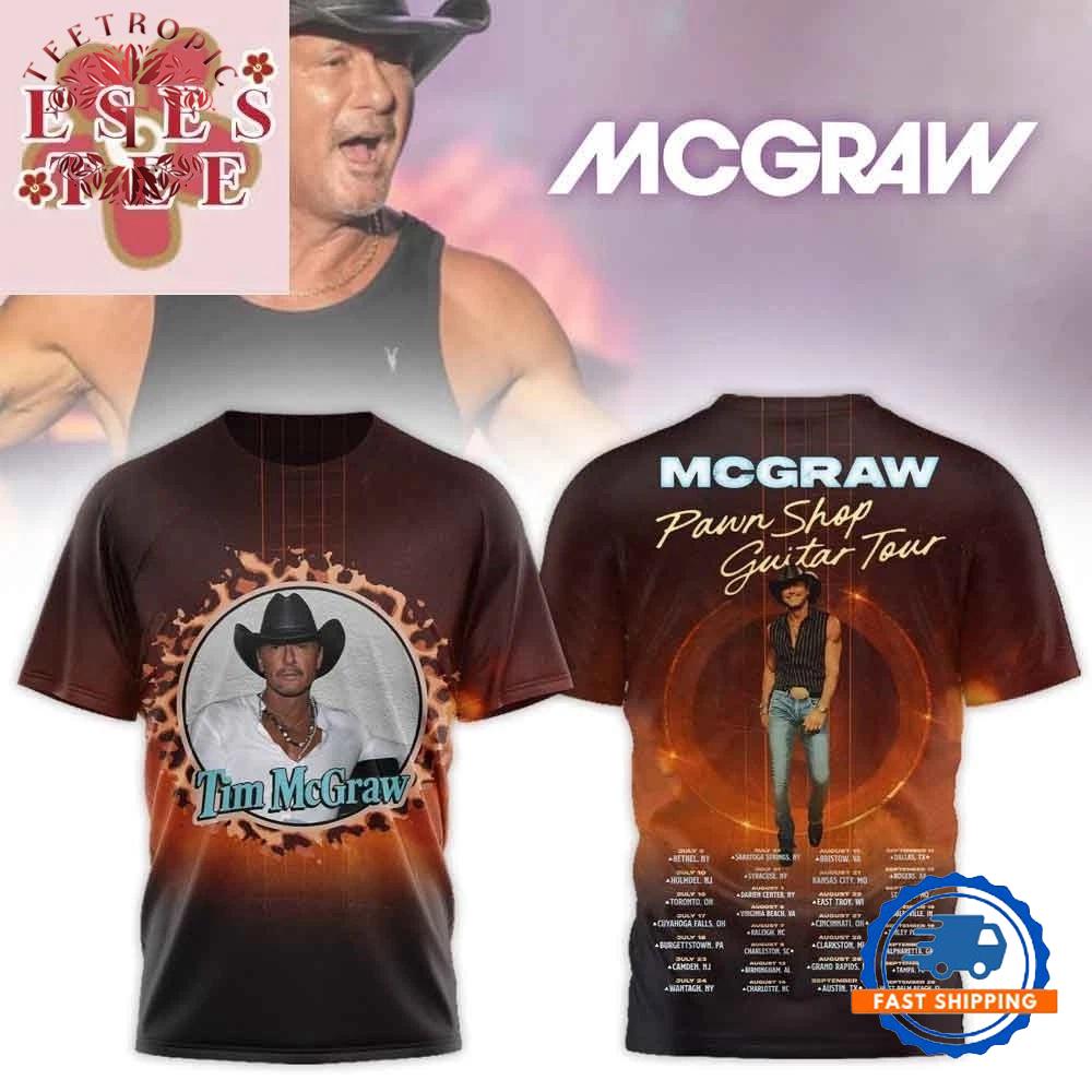 Tim McGraw Pawn Shop Guitar Tour 2026 T-Shirt