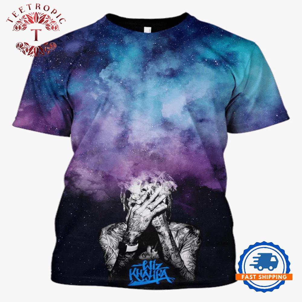 Wiz Khalifa Smoking 3D T Shirt