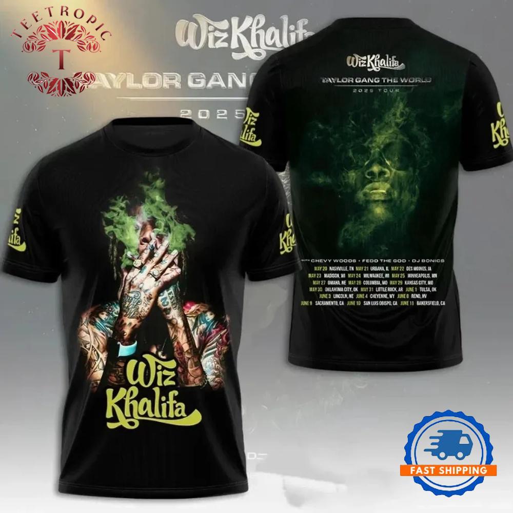 Wiz Khalifa The World Tour T-Shirt