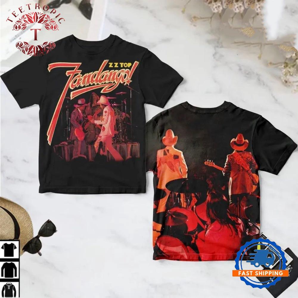 Zz Top Fandango Album Cover 3D T-Shirt