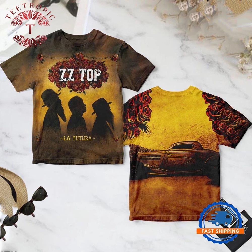 Zz Top La Futura Album 3D T Shirt