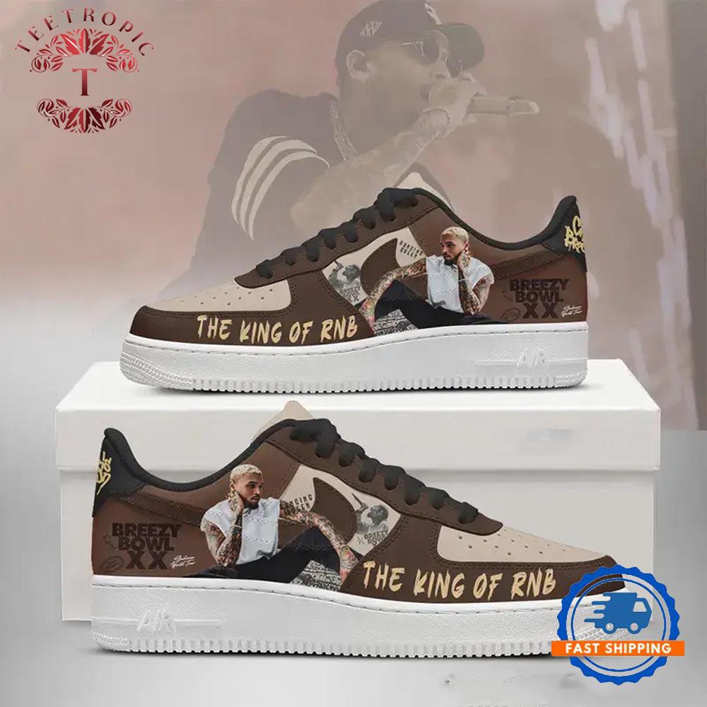 Breezy Bowl Chris Brown Air Force 1 Shoes