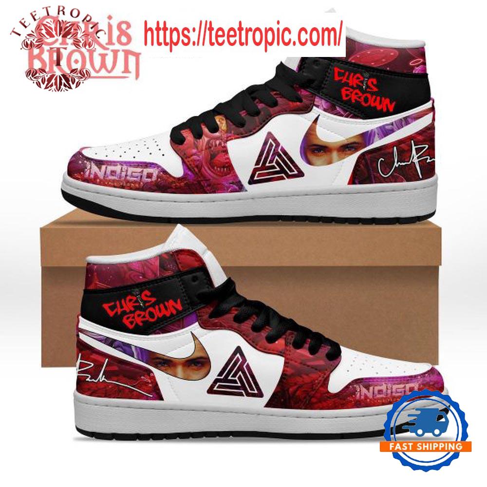 Chris Brown Fan Signature Air Jordan 1 Shoes