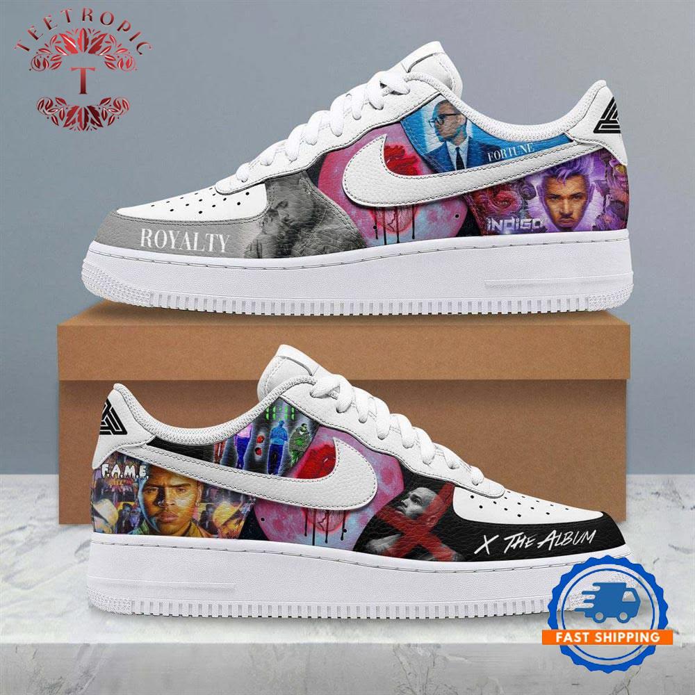 Chris Brown Tour Music Air Force 1 Shoes Sneaker