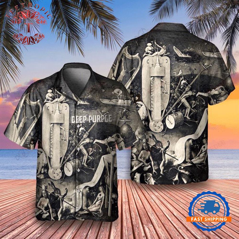 Deep Purple 1969 Album Unisex Hawaiian Shirt