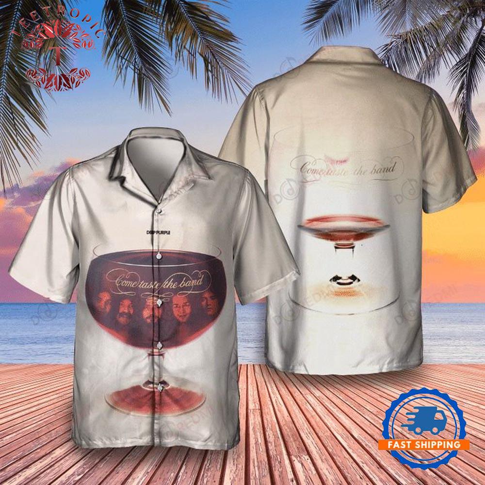 Deep Purple Come Taste the Band 1975 Unisex Hawaiian Shirt