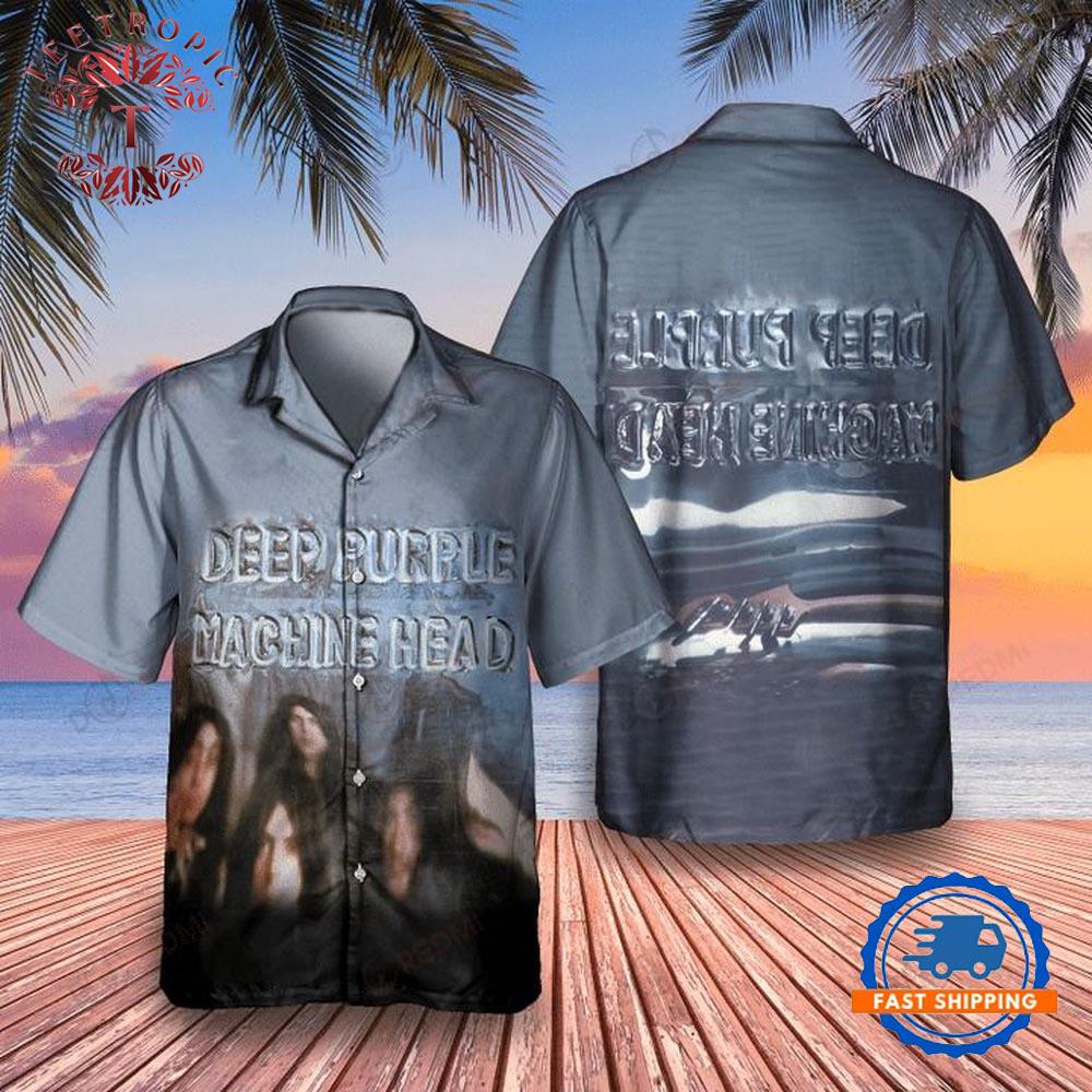 Deep Purple Machine Head Album Cover Hawaiian Shirt